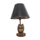 Lampe hibou en laiton des années 70