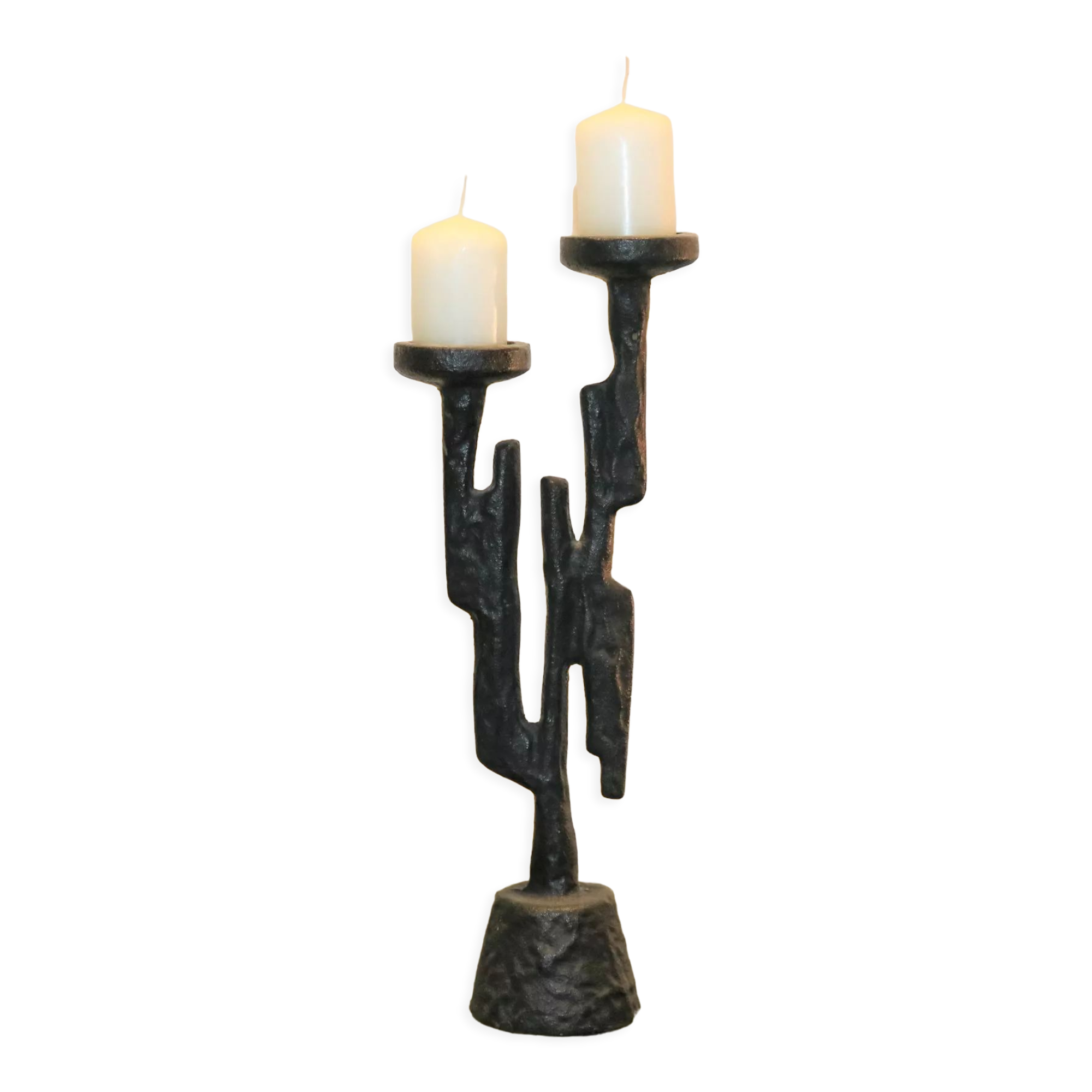 Brutalist candelabra