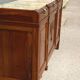 Art Deco sideboard in walnut with a marble top