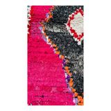 Pink Boucherouite carpet - 109 x 170 cm