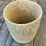 Cylindrical lampshade wool - 70s