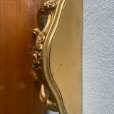 Gold wall shelf sellette