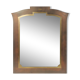 Sophisticated Belgo Chrome graphical mirror, Belgium ca. 1980