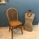 Chair Windsor Wheelback vintage solid wood