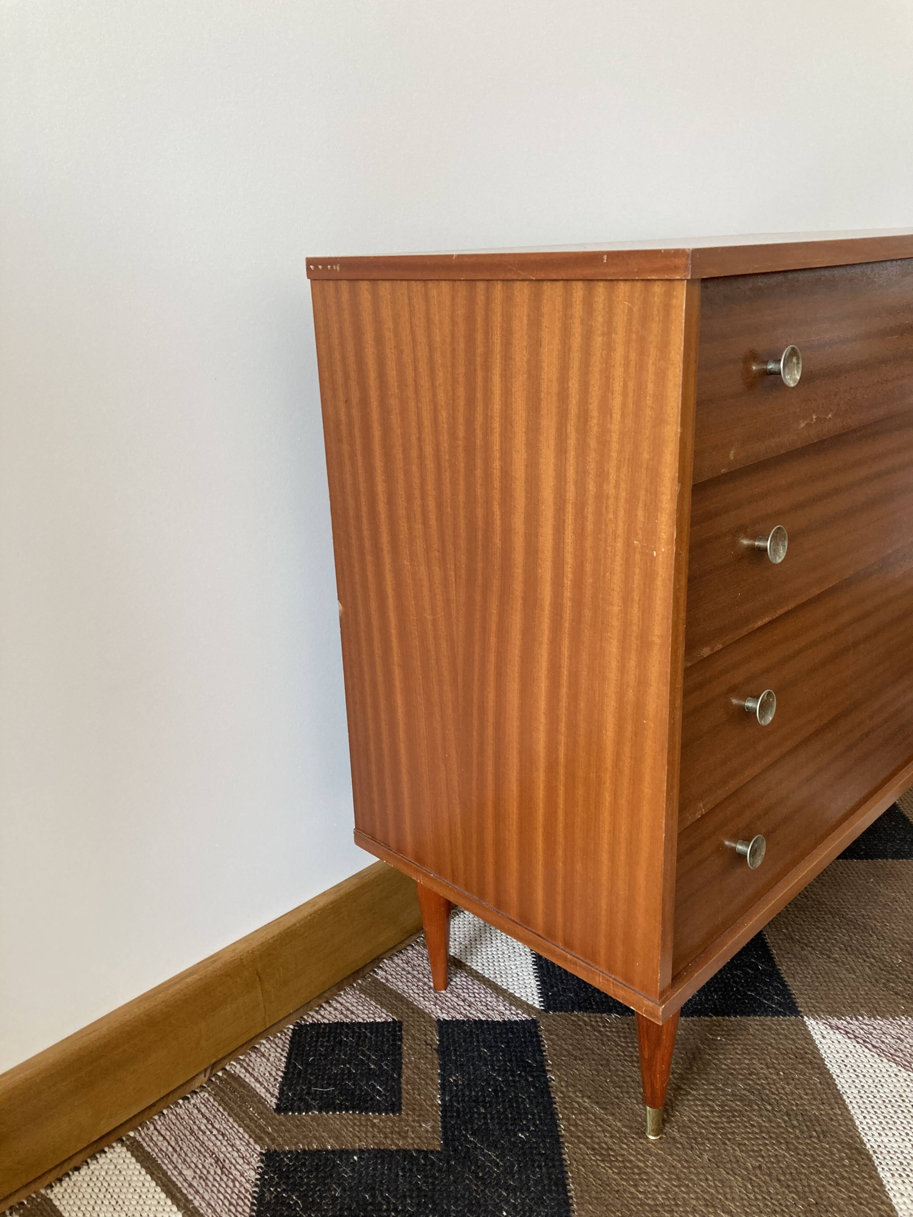 Chest of drawers feet pencils
