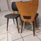 Pair of Bistrot Baumann chairs for Max bill vintage 1960