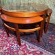 Mid century retro vintage teak round coffee  table by Nathan 1960