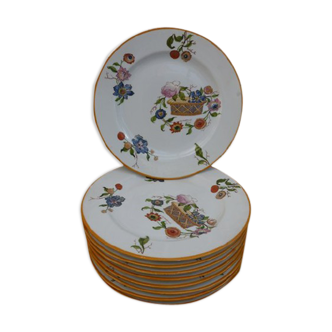 Jean Pouyat Limoges Plates