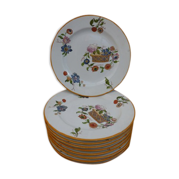 Assiettes Limoges Jean Pouyat