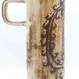 Vintage pitcher in brutalist ceramic La Pignate in Vallauris