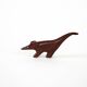 Teak animal figurine, Danish design, 1970s, made in Denmark