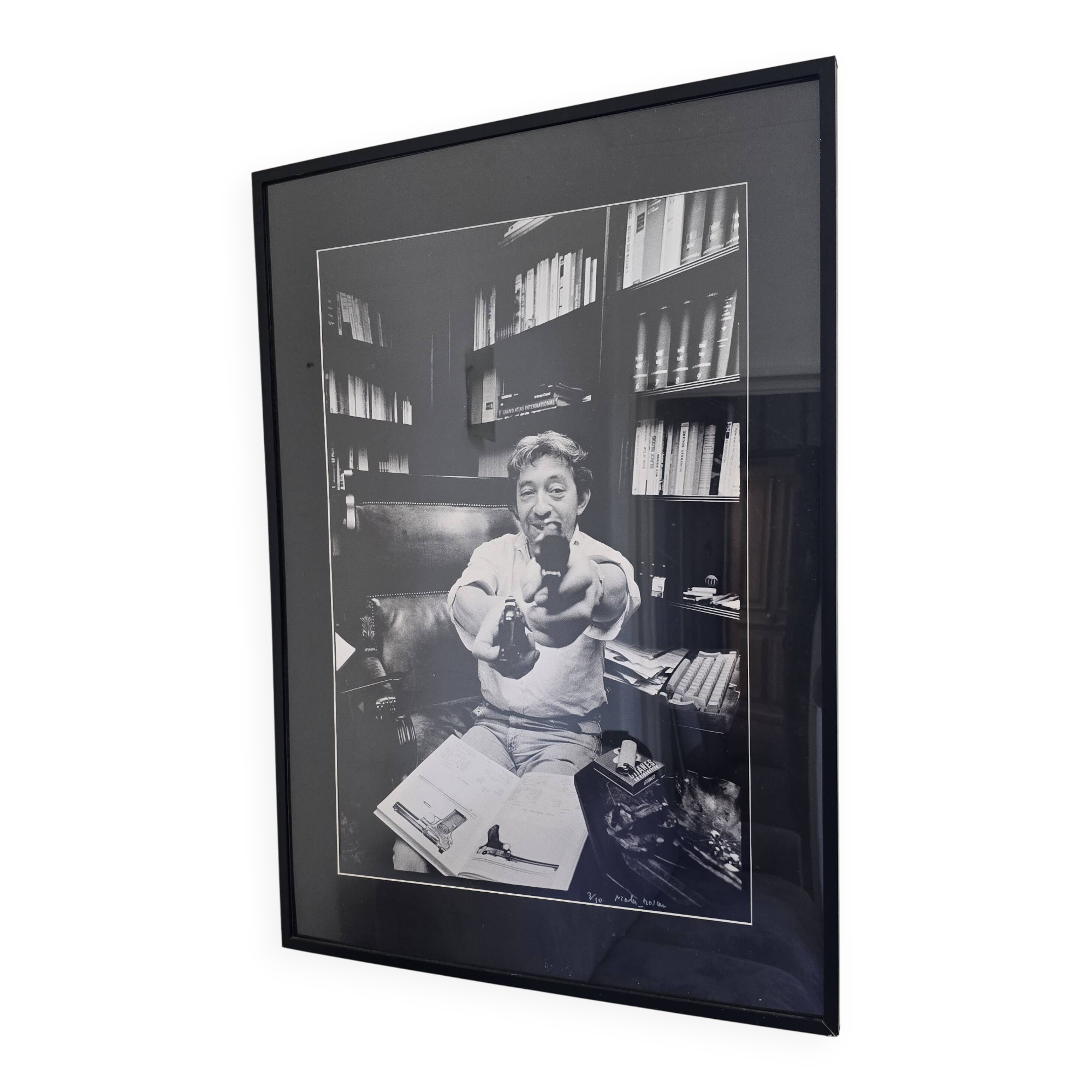 Nicolas moscara (1957) serge gainsbourg, to arms (c.1980) n°3/10