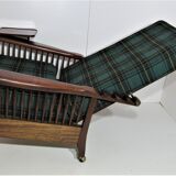 English Green Morris Chair - Arts and Crafts