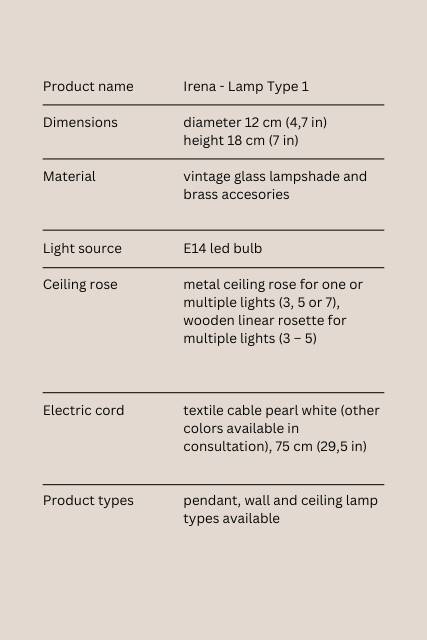 Irena * lampe à suspension yugochic * lampe suspendue mcm * mini lustre * petit luminaire de plafond vintage