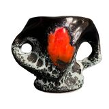 Vallauris, vintage vase or pot with handle circa 1970