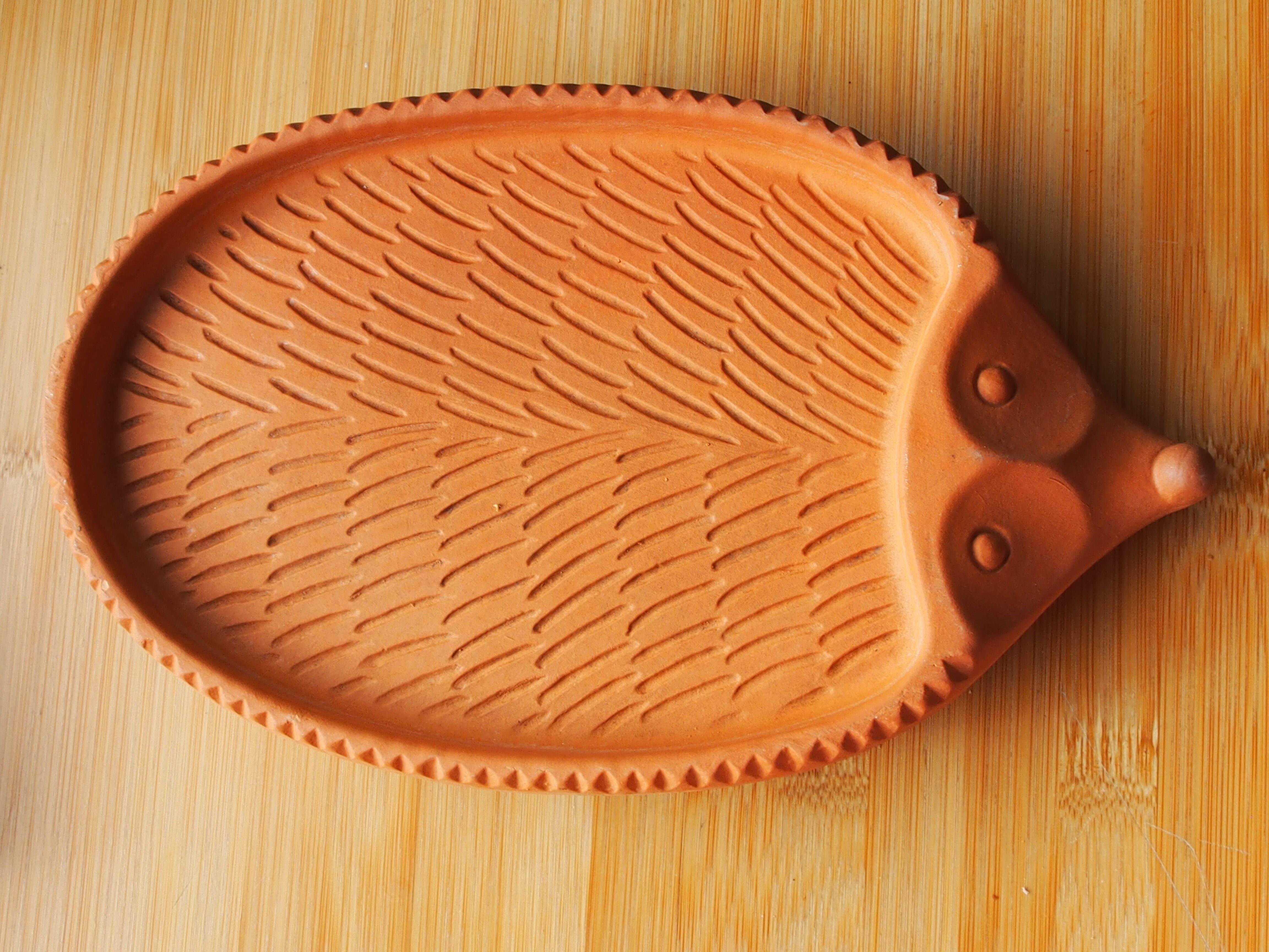 Decorative terracotta hedgehog, BAY. W-GERMANY 451 24