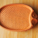 Decorative terracotta hedgehog, BAY. W-GERMANY 451 24