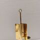 Danish double candle holder in solid brass 1960-70s.