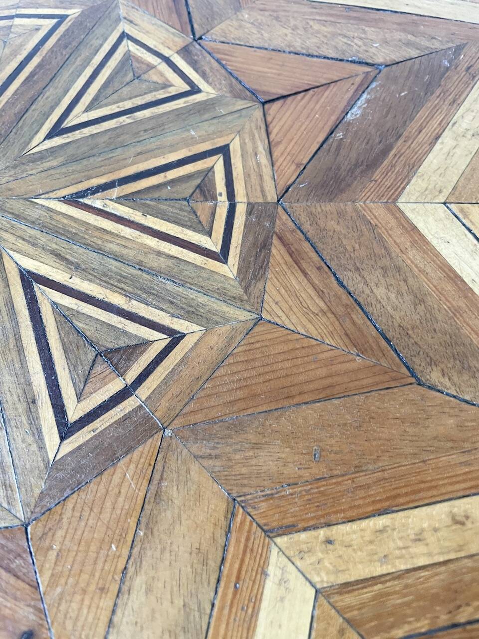 19th century inlaid side table