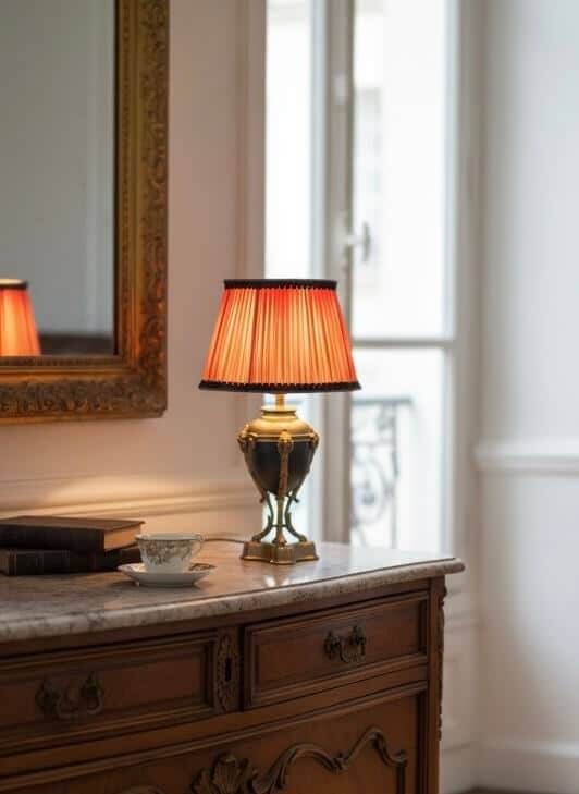 19th-century cassolette lamp