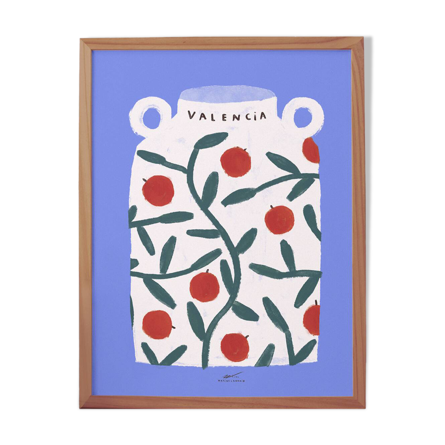 Valencia Vase - Wall poster 50x70cm