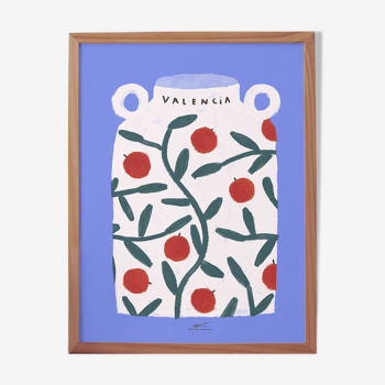 Valencia Vase - Wall poster 50x70cm