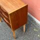 Danish vintage teak chest of drawers / nightstand, mid century modern, 1960
