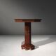 Art Deco carved oak Side Table, Belgium ca. 1920