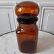 Vintage Amber Apothecary Pot