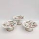 Three porcelain potters decoration heron and bamboo