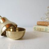 Brass pear-shaped box