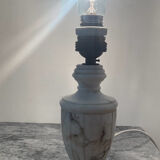 Pair of marble lamp bases from the 1950s.