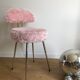 Pelfran rose moumoute chair