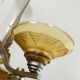 Art Deco chandelier with 3 small cups