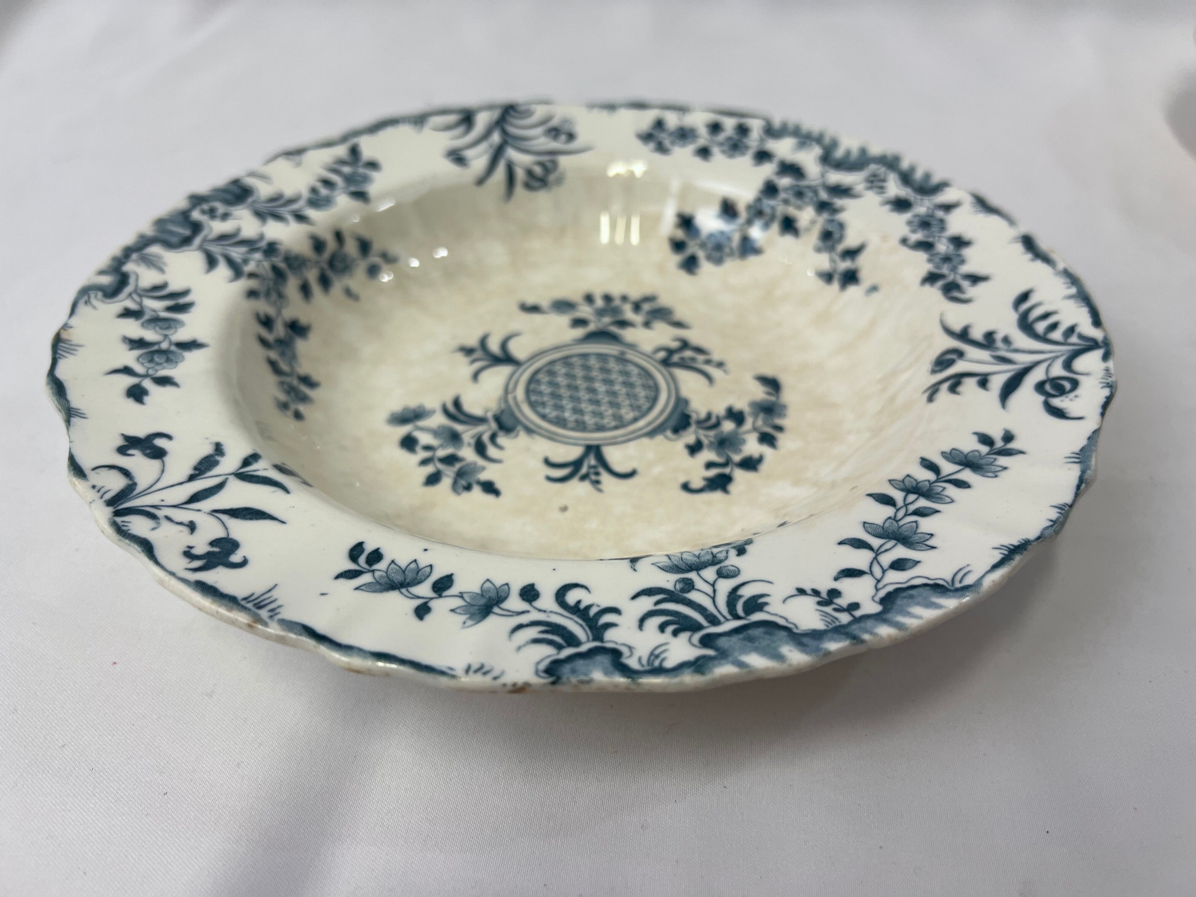 5 hollow plates Minton Montrose 19th