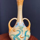 Art Nouveau ceramic vase by Gustave de Bruyn