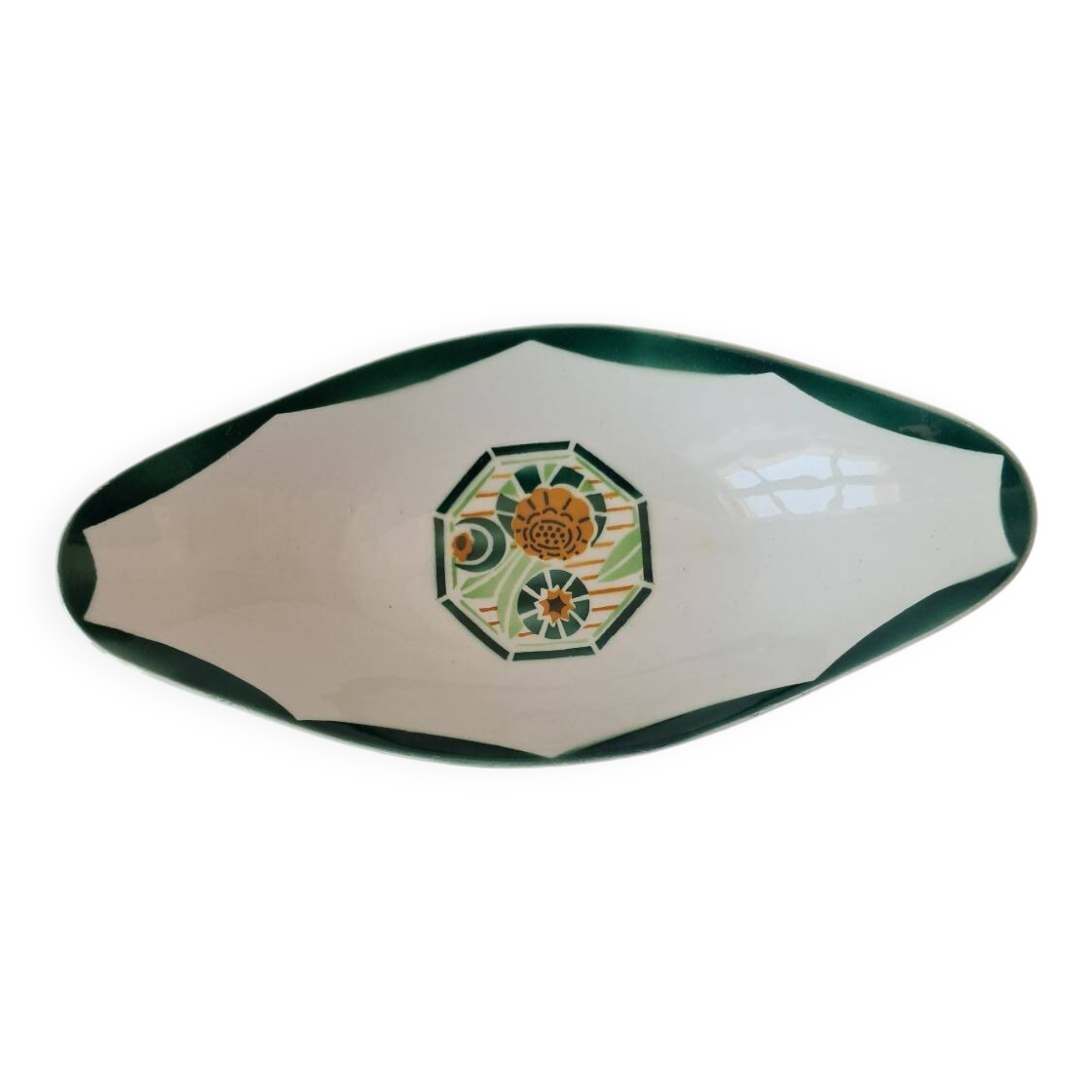 Digoin Sarreguemines Oxford model ironstone dish