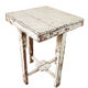 Pedestal table - piece of Square Art Deco sofa in Burmese teak