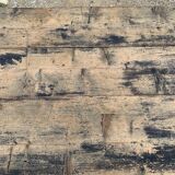 Old black wooden farmtable