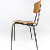 Set de deux chaises de bureau en teck de design danois