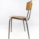 Set de deux chaises de bureau en teck de design danois