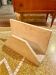 Travertine newspaper rack / vinyl rack