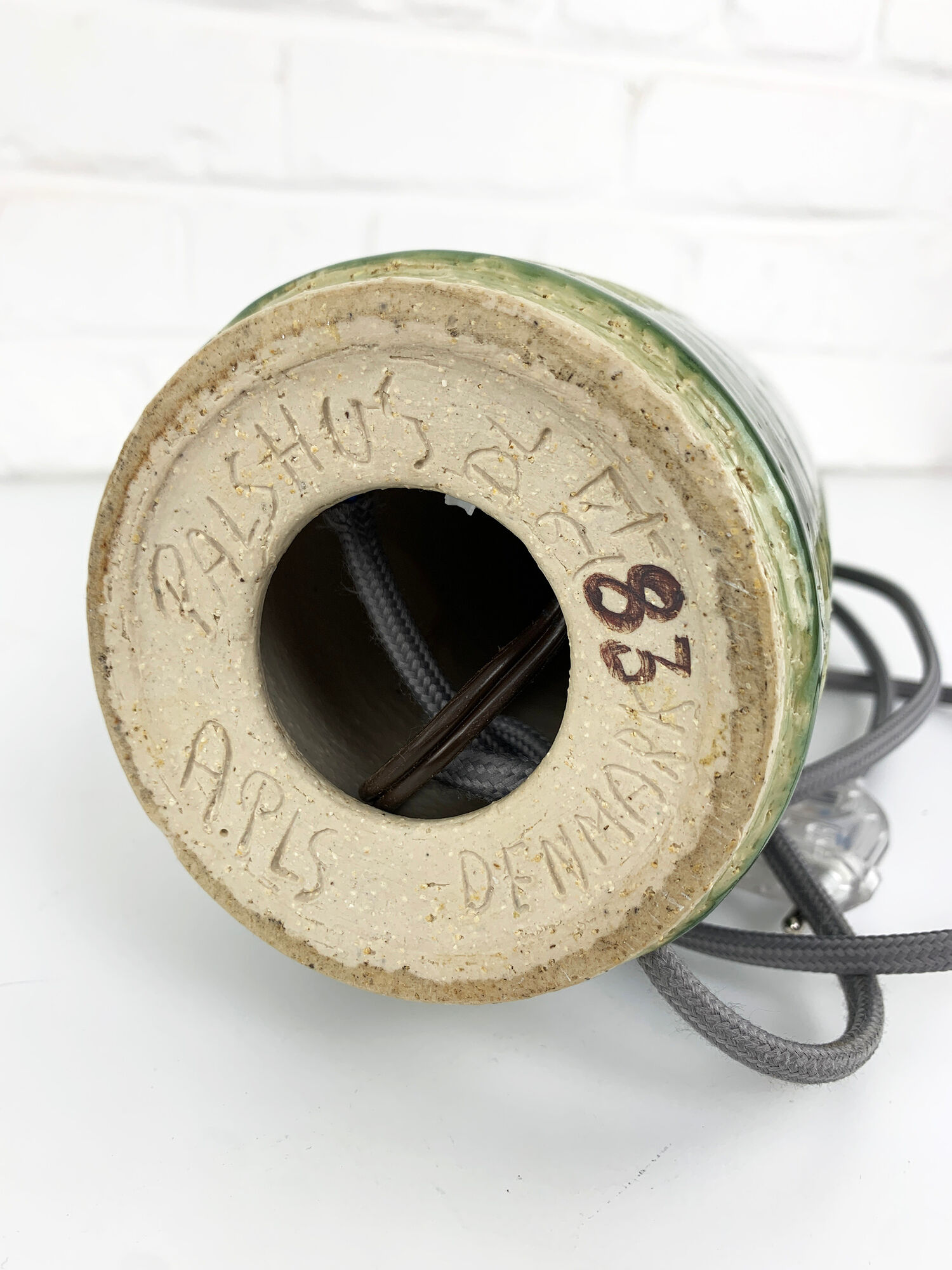 Ceramic Table Lamp Dl27, Per Linnemann-Schmidt for Palshus, Denmark