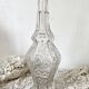 Antique molded glass carafe