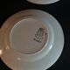 Series of six Pexonne earthenware dessert plates model Algiers