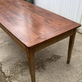 Table de ferme à repas à manger sam en bois massif 1 tiroir 1930 209x80cm