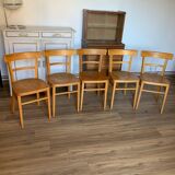 Set of 5 bistro chairs