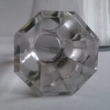 Conical Crystal jug engraved with stripes