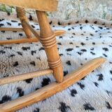 Wooden rocking chair