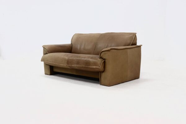 Canapé 2,5 places en cuir Neck par Hugo de Ruiter pour Leolux années 1970